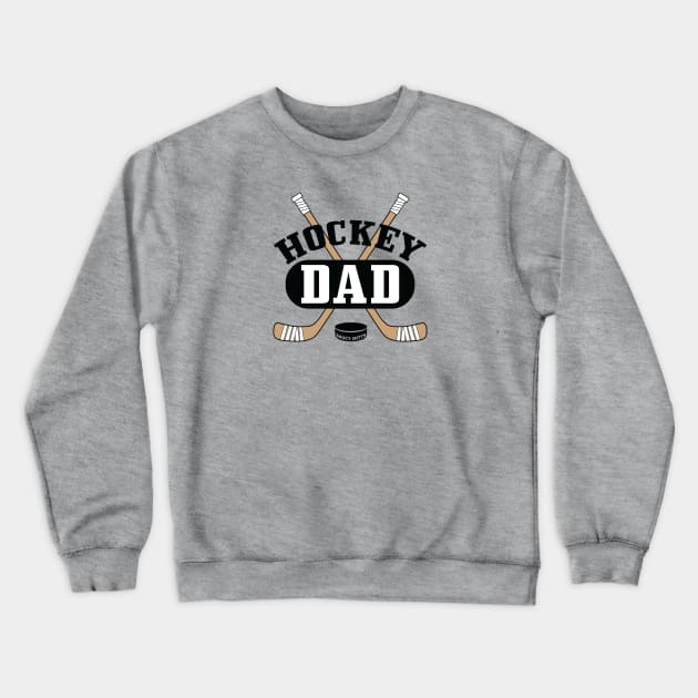 Hockey Dad Crewneck Sweatshirt by SaucyMittsHockey